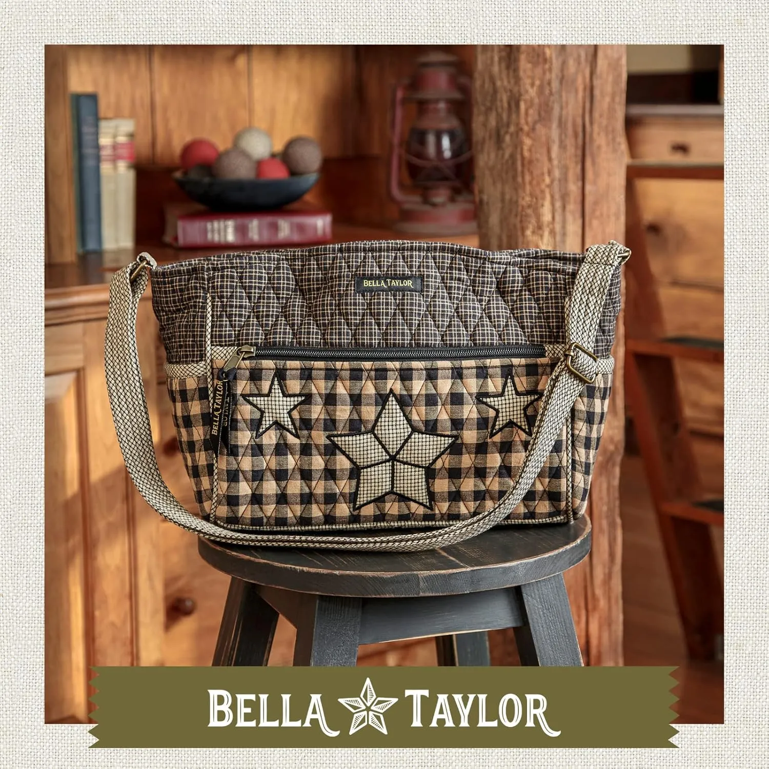 Bella Taylor Claire Crossbody Shoulder Bag, Multicompartment Purse for Women
