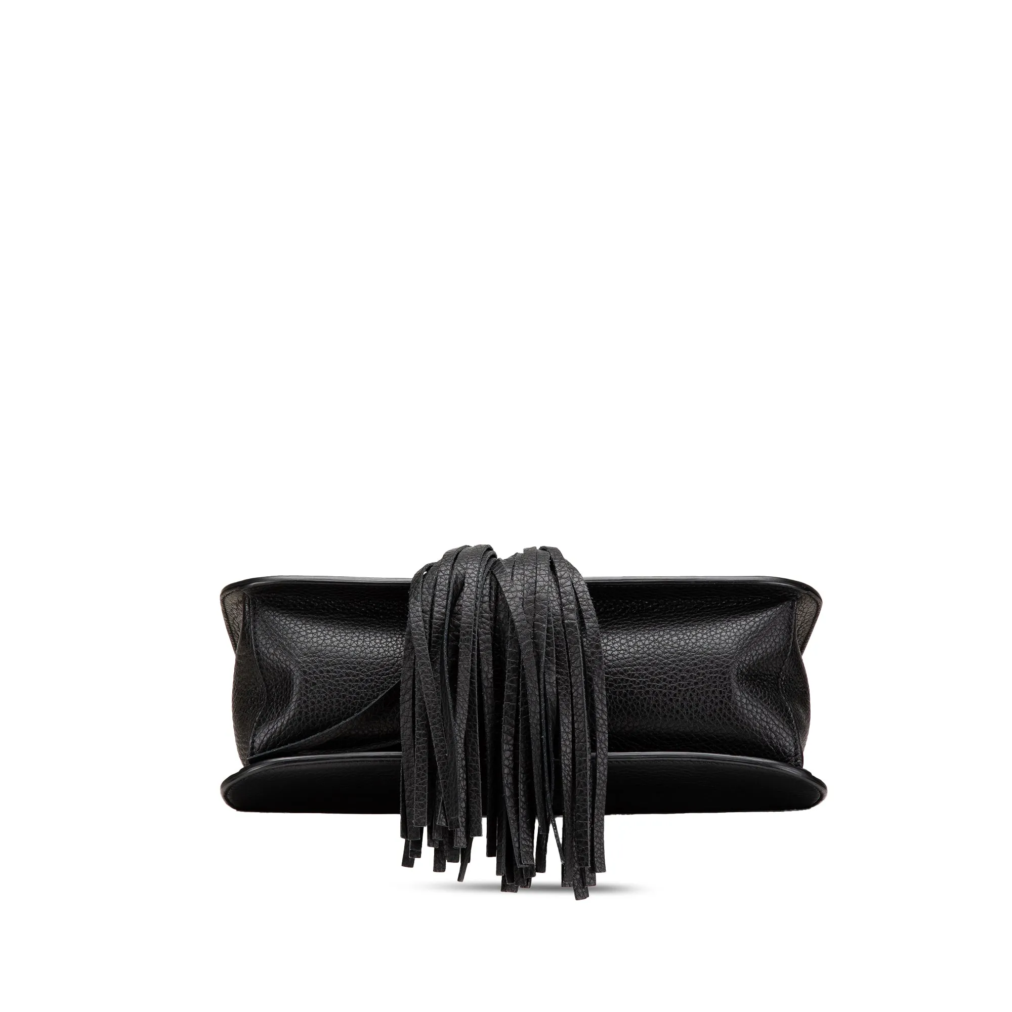 Black Gucci Medium Leather Bamboo Daily Crossbody