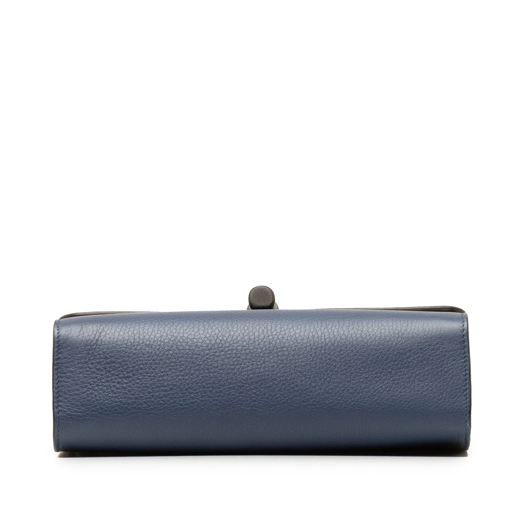 Blue Gucci Medium Miss Bamboo Leather Crossbody