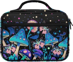 Blue Mushrooms Bible Case for Girls Stylish Bible Tote Bag for Women Girls Cute Bible Book Cover Bible Cover for Men Bible Book Case for Boys Bible Carrying Case for Women Bible Gifts