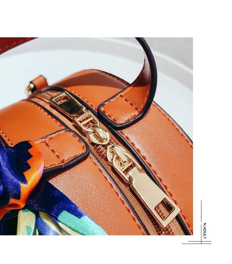 Bohemian Round Straw Rattan Woven Crossbody Shoulder Bag