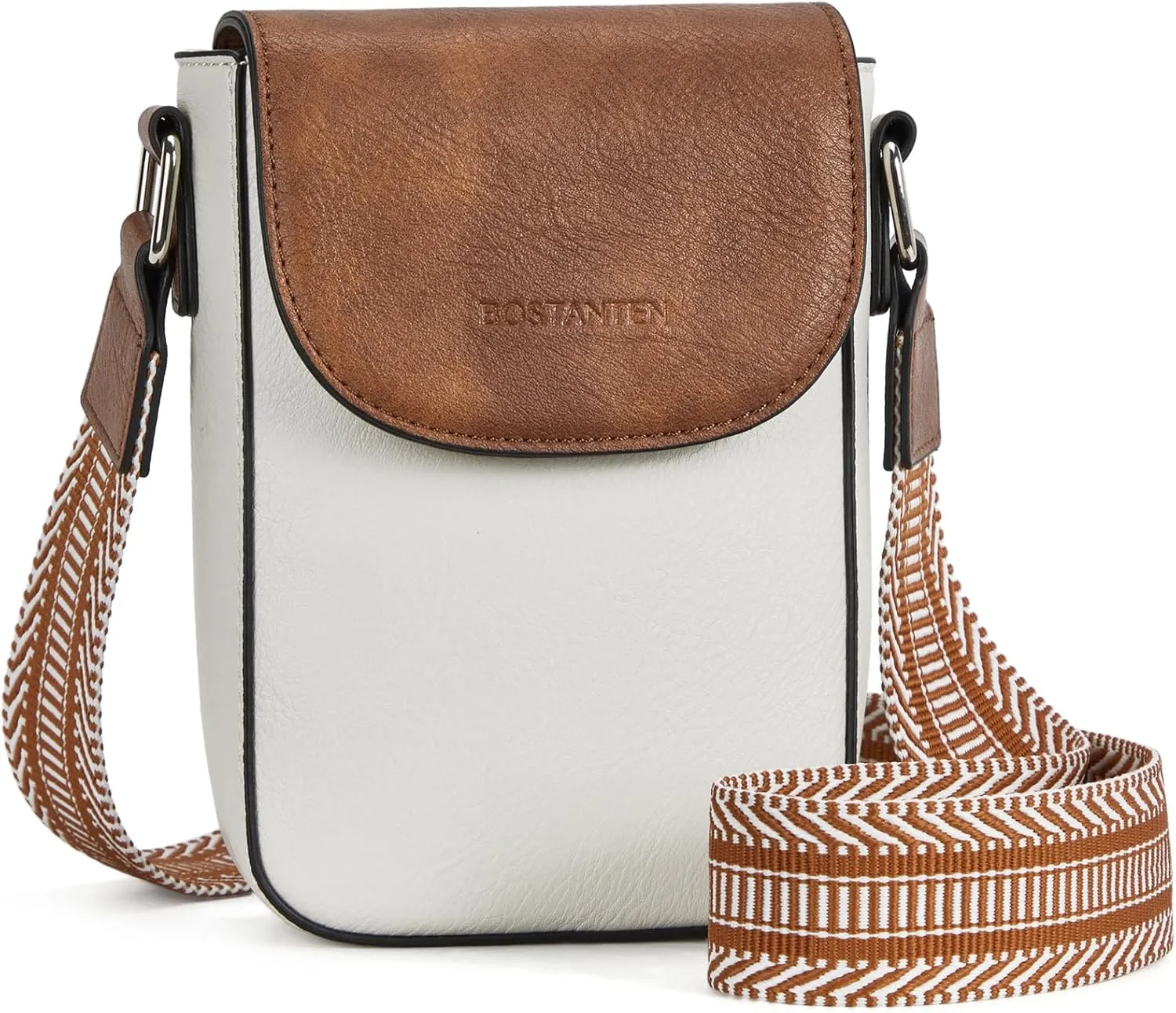 BOSTANTEN Small Crossbody Bags for Women Cell Phone Purse Leather Wallet Handbags with Card Slots