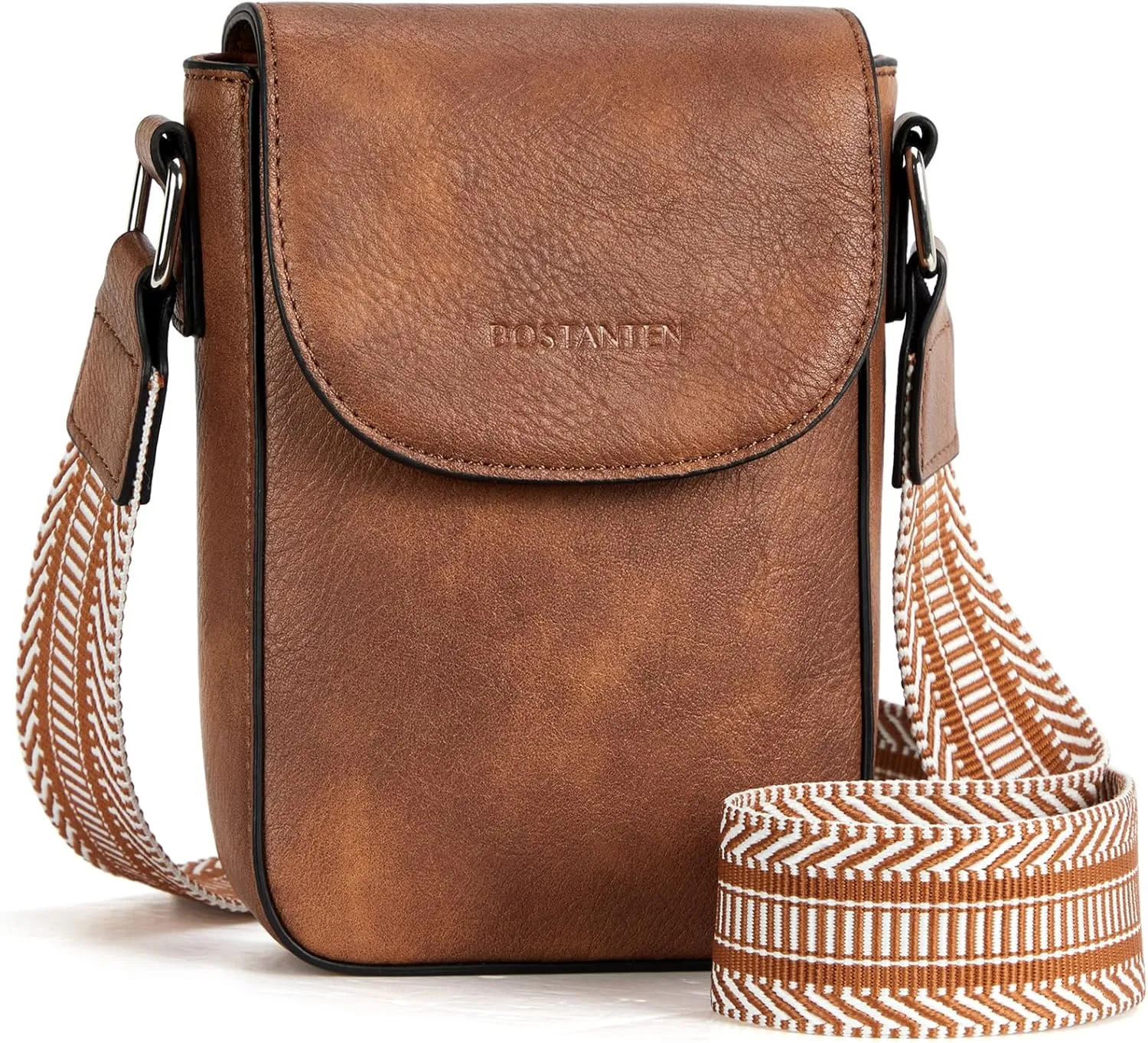 BOSTANTEN Small Crossbody Bags for Women Cell Phone Purse Leather Wallet Handbags with Card Slots