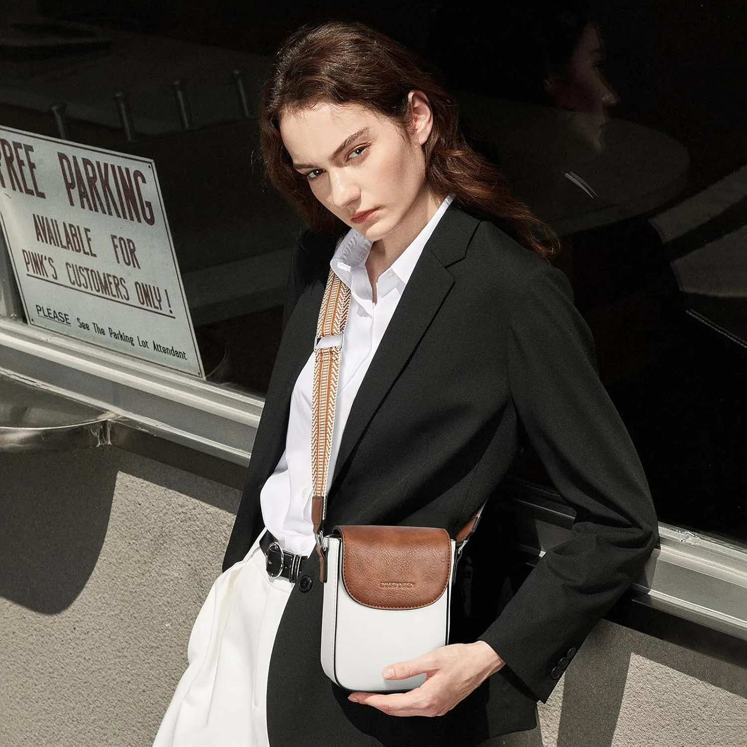 BOSTANTEN Small Crossbody Bags for Women Cell Phone Purse Leather Wallet Handbags with Card Slots