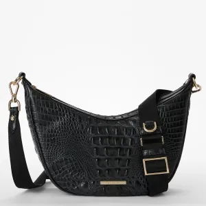 Brahmin Alden Road Collection Percy Crossbody, Black