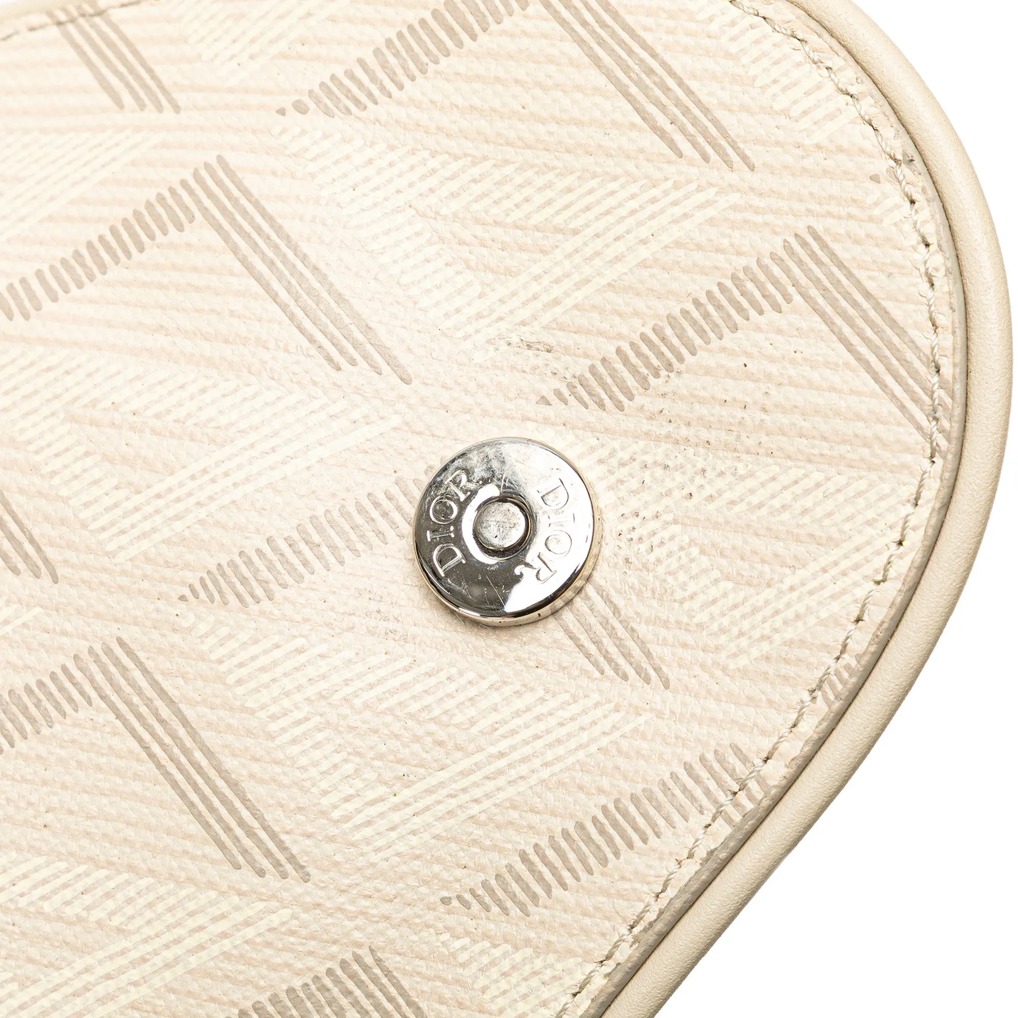 Brown Dior Coated Canvas CD Diamond Nautic Saddle Crossbody