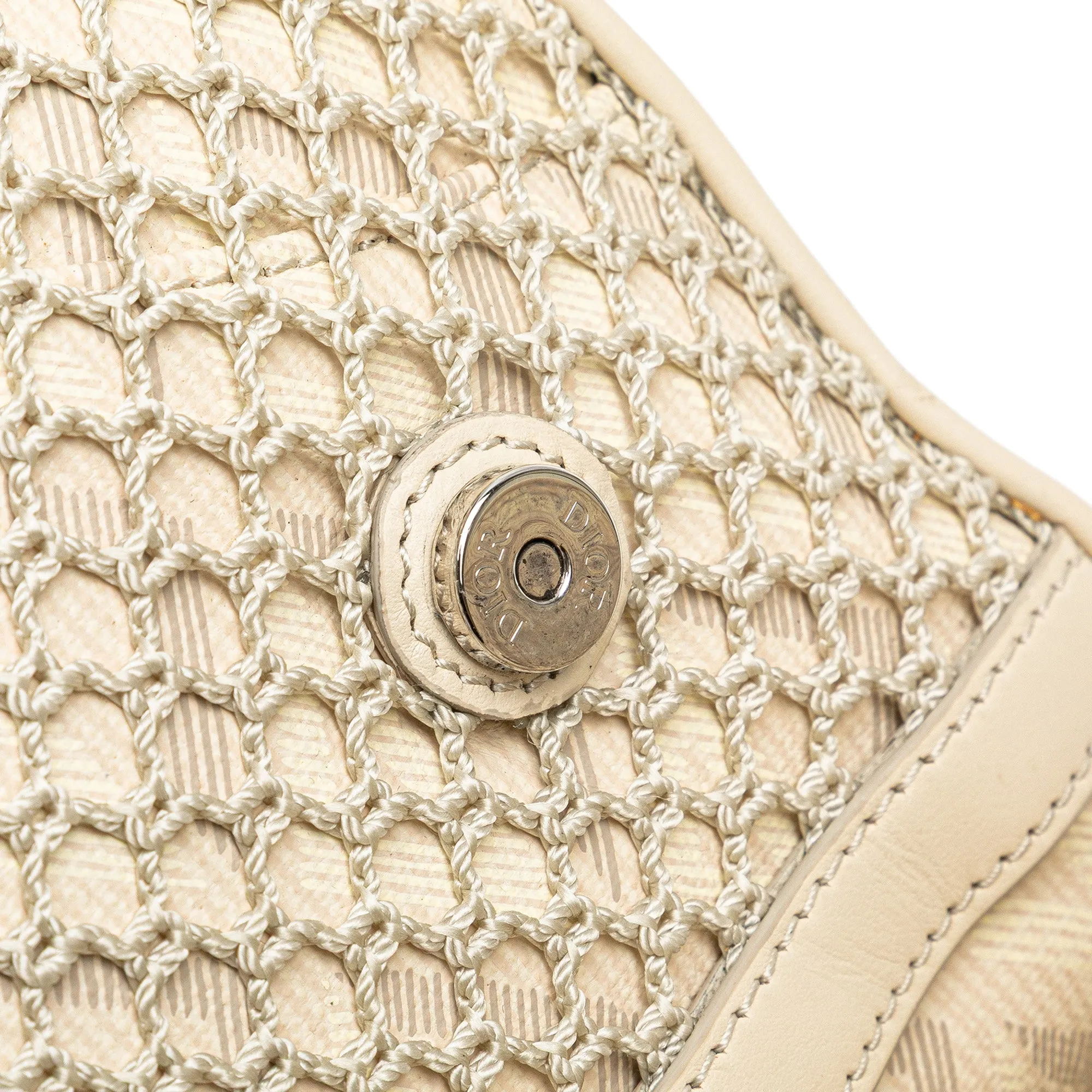 Brown Dior Coated Canvas CD Diamond Nautic Saddle Crossbody