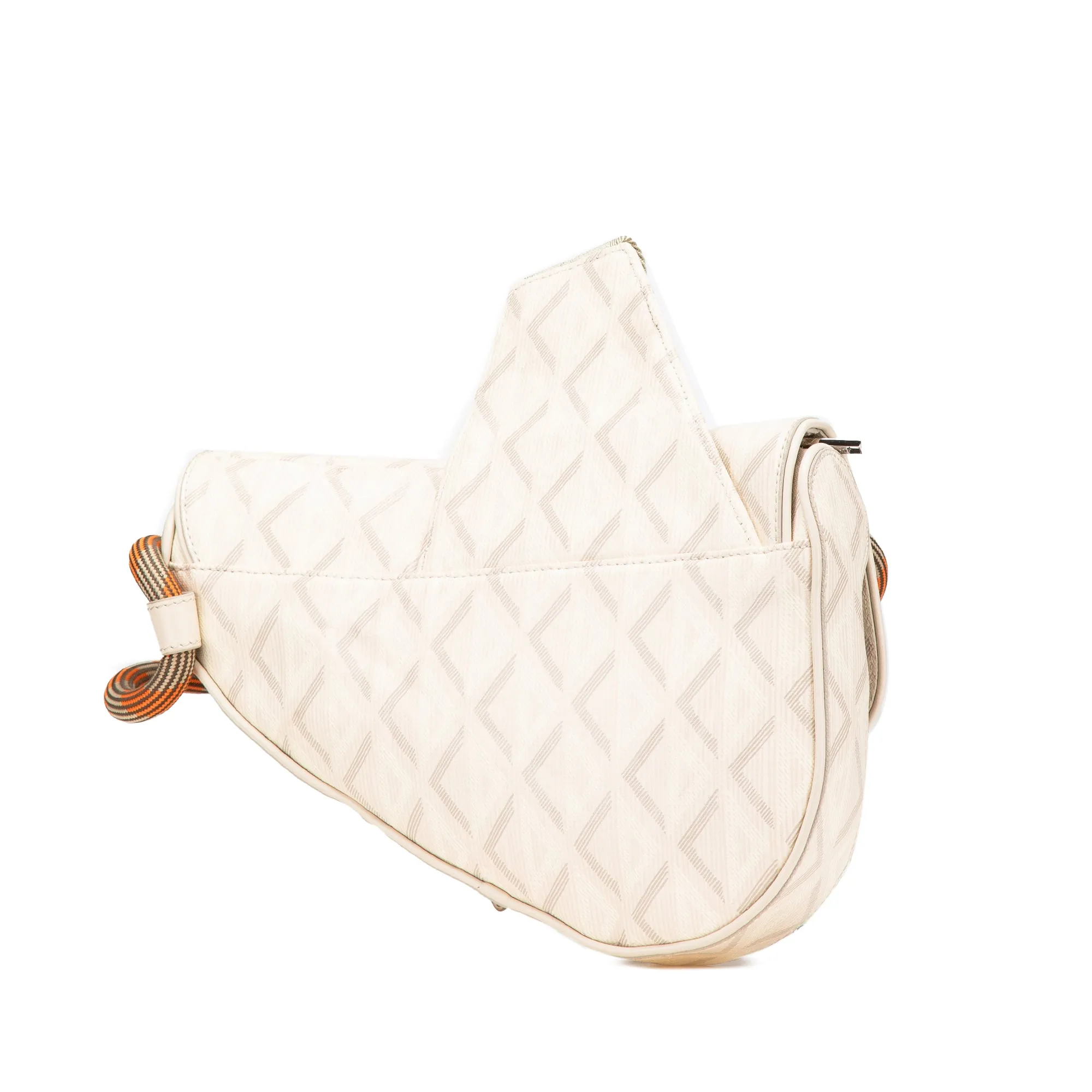 Brown Dior Coated Canvas CD Diamond Nautic Saddle Crossbody