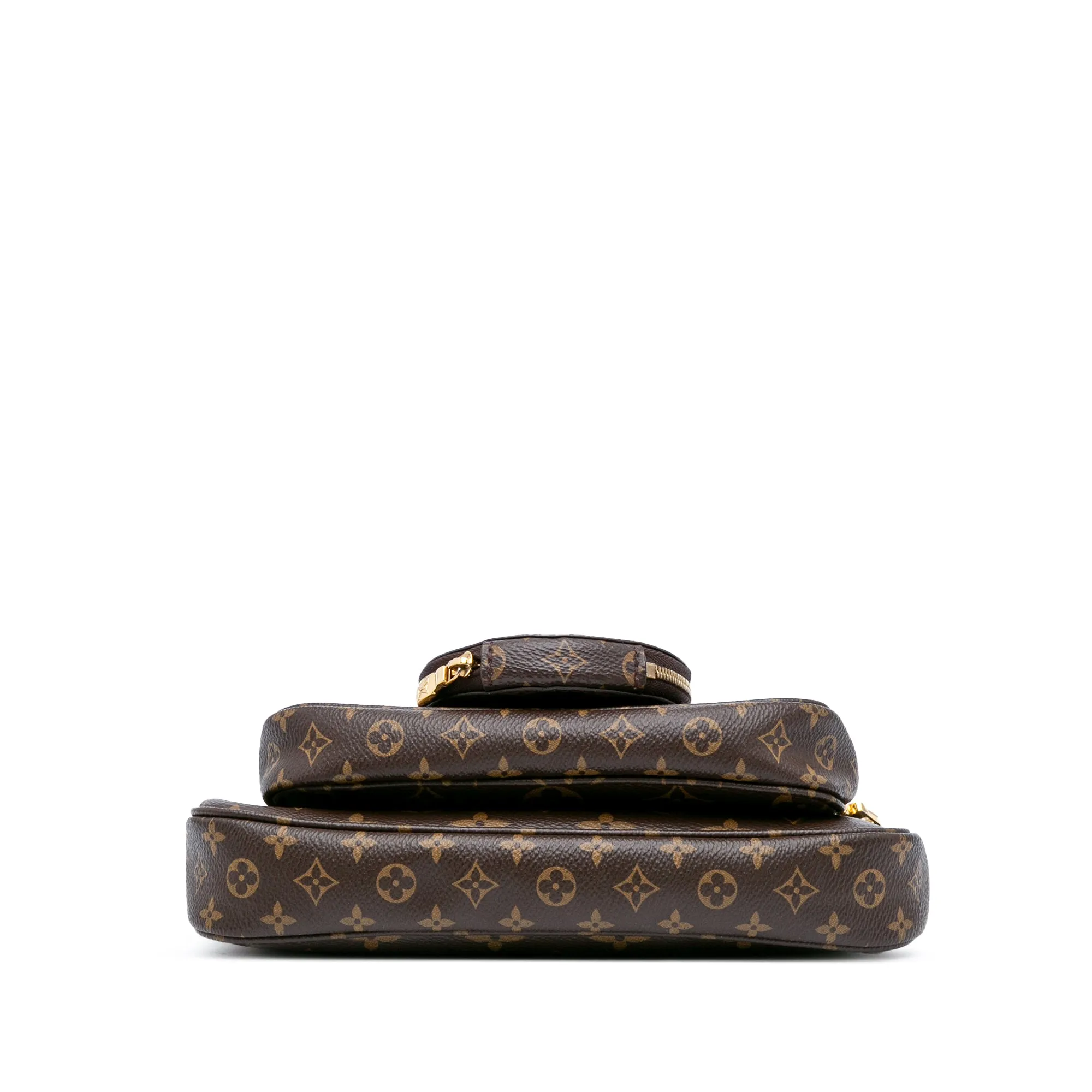 Brown Louis Vuitton Monogram Multi Pochette Accessoires Satchel