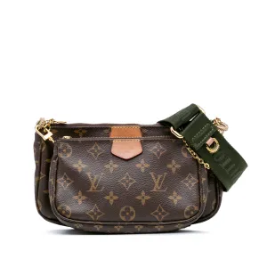 Brown Louis Vuitton Monogram Multi Pochette Accessoires Satchel