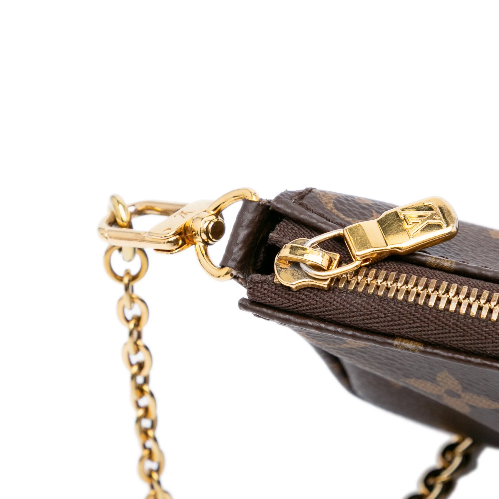 Brown Louis Vuitton Monogram Multi Pochette Accessoires Satchel