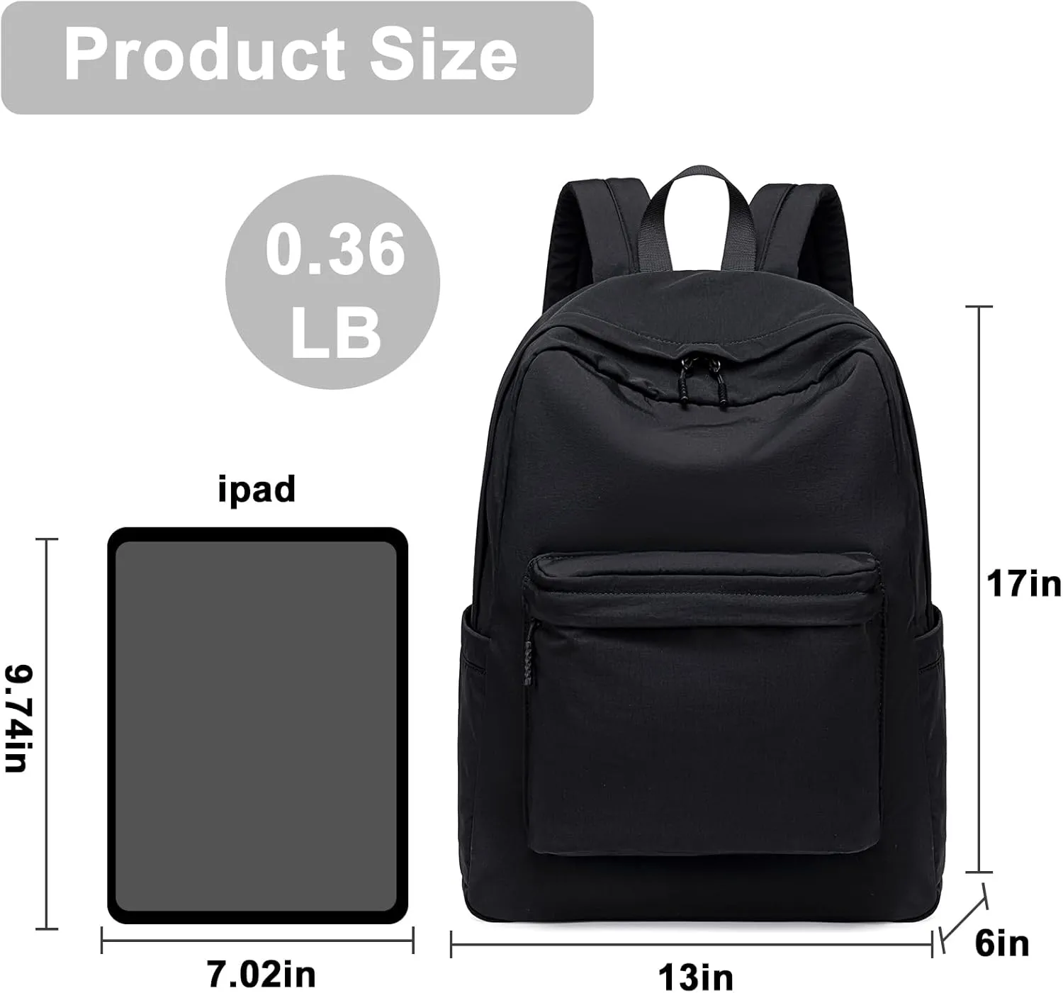 BTOOP School Backpack for Teen Girls Women Laptop College Backpacks Keychain Wristlet Wallet Girls Women Casual High School