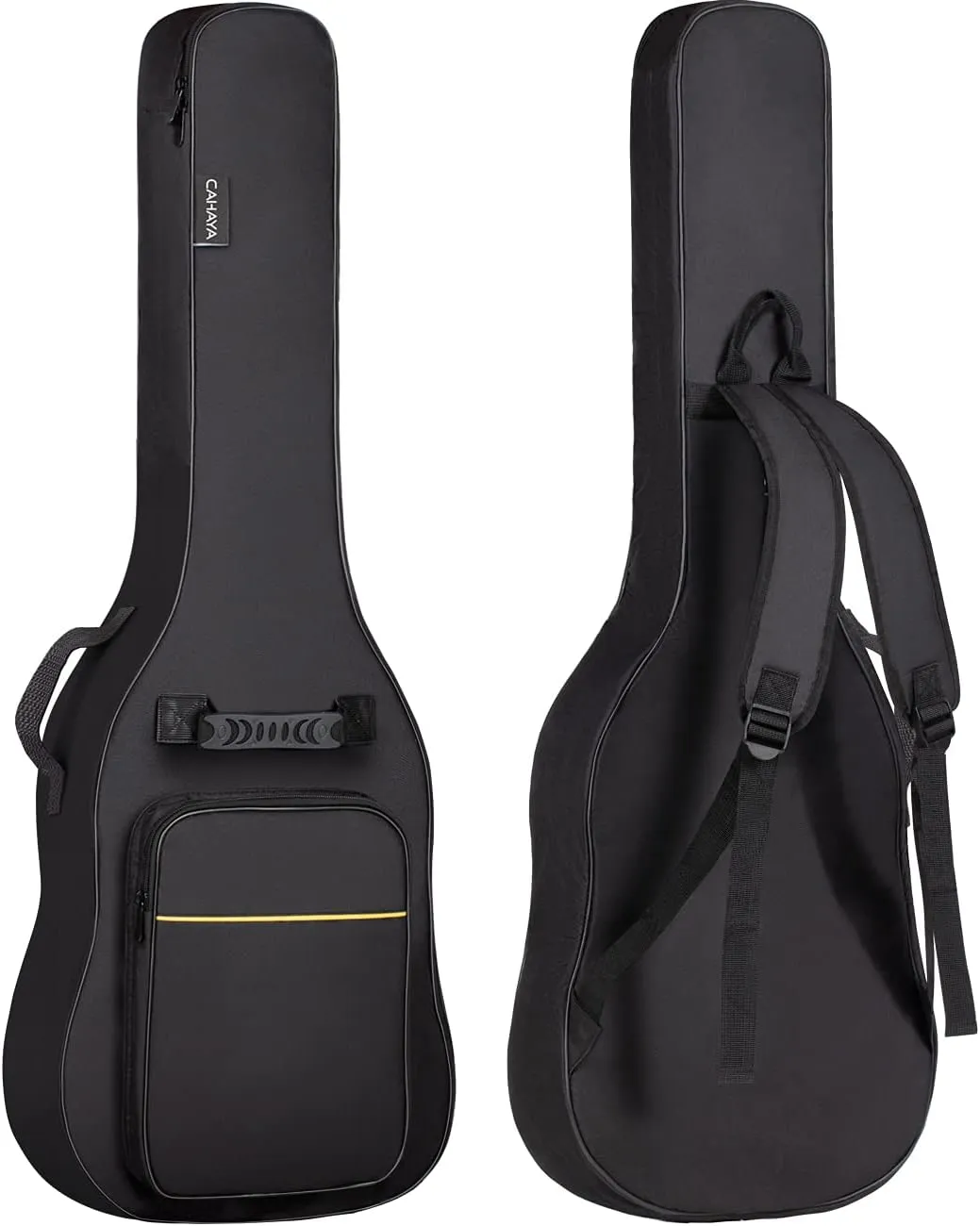 CAHAYA Electric Guitar Bag Gig Bag 6mm Padding Backpack Padded Soft Guitar Case Black CY0226