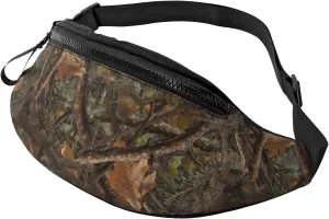 Camo Hunting Fanny Pack Waist Bag Adjustable Belt Bag For Men Women Traveling Hiking Cycling Running