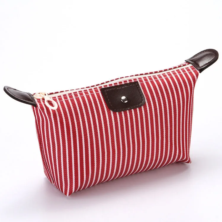 Candy Color Folding Mummy Dumpling Shape Cosmetic Bags