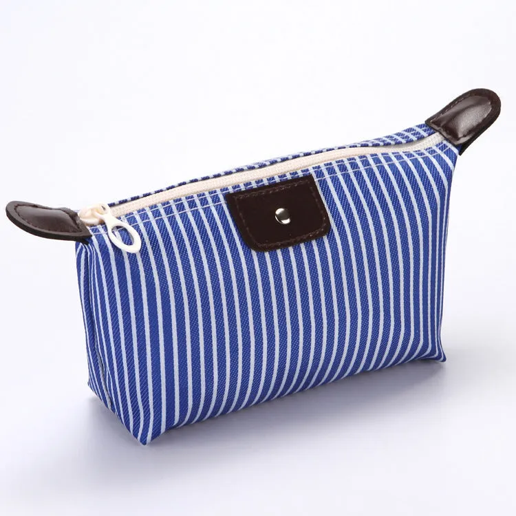 Candy Color Folding Mummy Dumpling Shape Cosmetic Bags