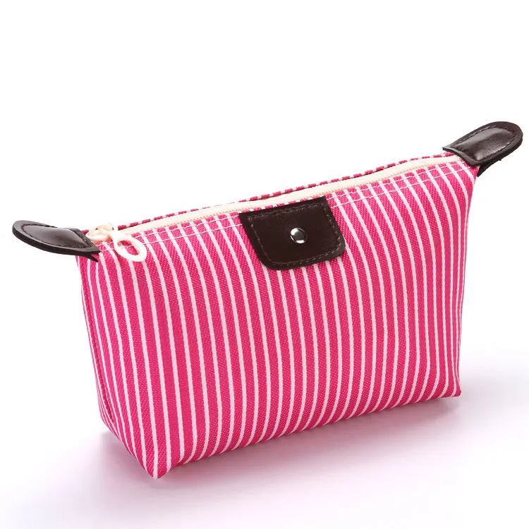 Candy Color Folding Mummy Dumpling Shape Cosmetic Bags