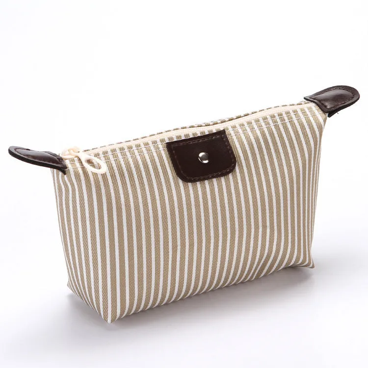Candy Color Folding Mummy Dumpling Shape Cosmetic Bags