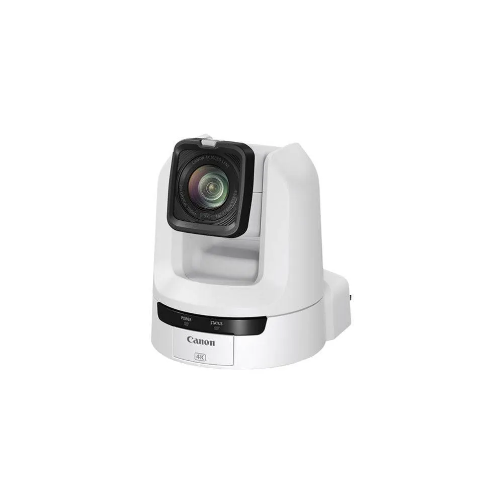 Canon CR-N100 20x Zoom 4K NDI|HX PTZ Camera (White)