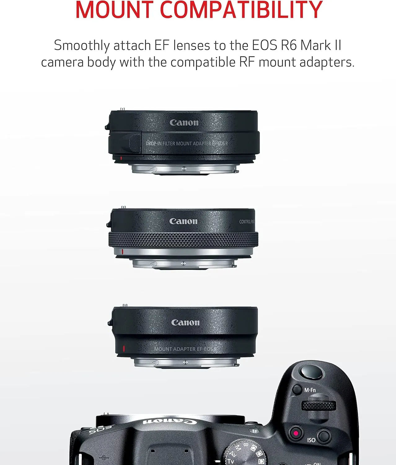 Canon EOS R6 Mark II Mirrorless Camera RF24-105mm F4 L USM Lens Kit, Hybrid Full-Frame Camera, 24.2 Megapixel CMOS Sensor. Photo and Video Camera Capabilities, RF Mount, Black