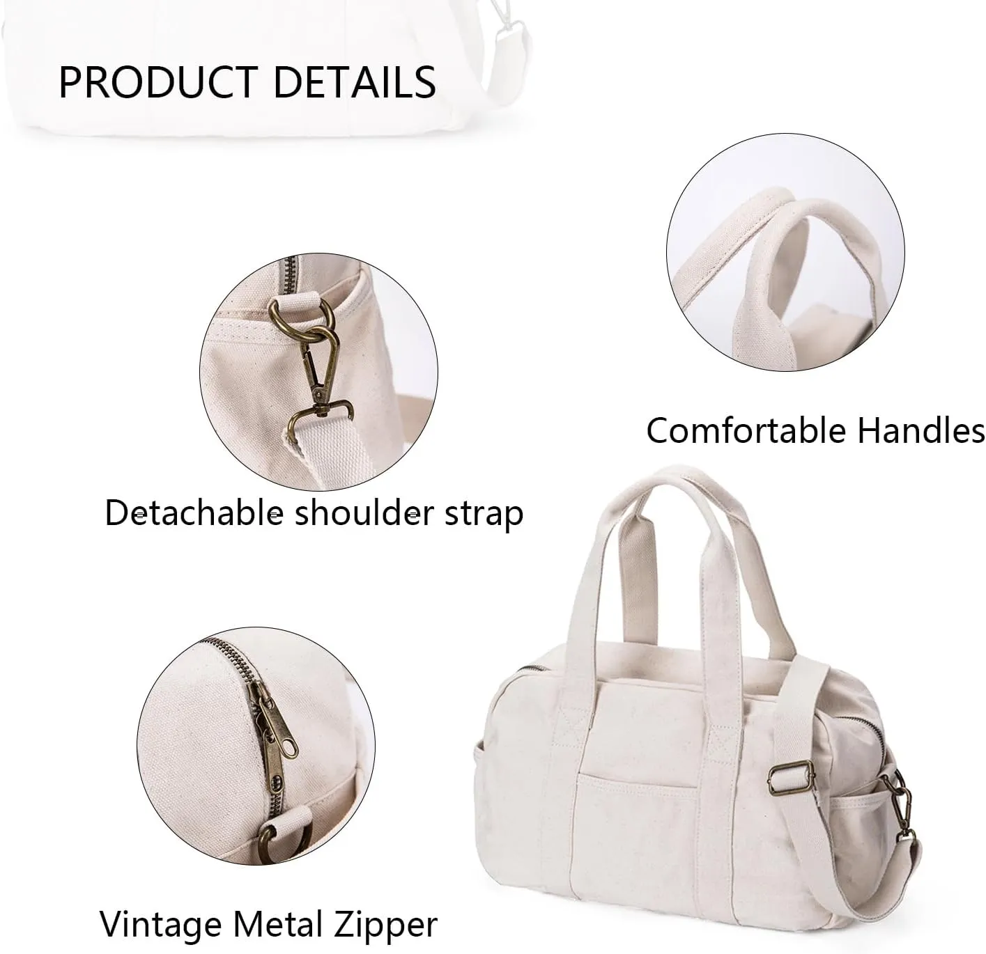 Canvas bag new handbag large capacity cloth bag travel bag duffel bag shoulder bag