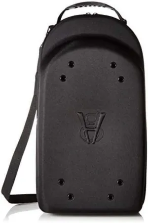 Cap Carrier Case for 12 Caps - Water Resistance Quality Crush Proof Neoprene Cap Carrying Bag - Cap Storage for All New Era Caps Type with Removable Shoulder Strap - Black
