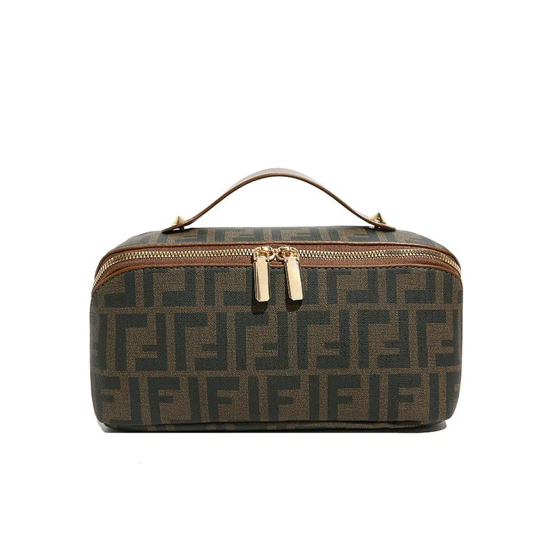 Capacity Good-looking Letter Printing Storage Portable Splash Cosmetic Bags