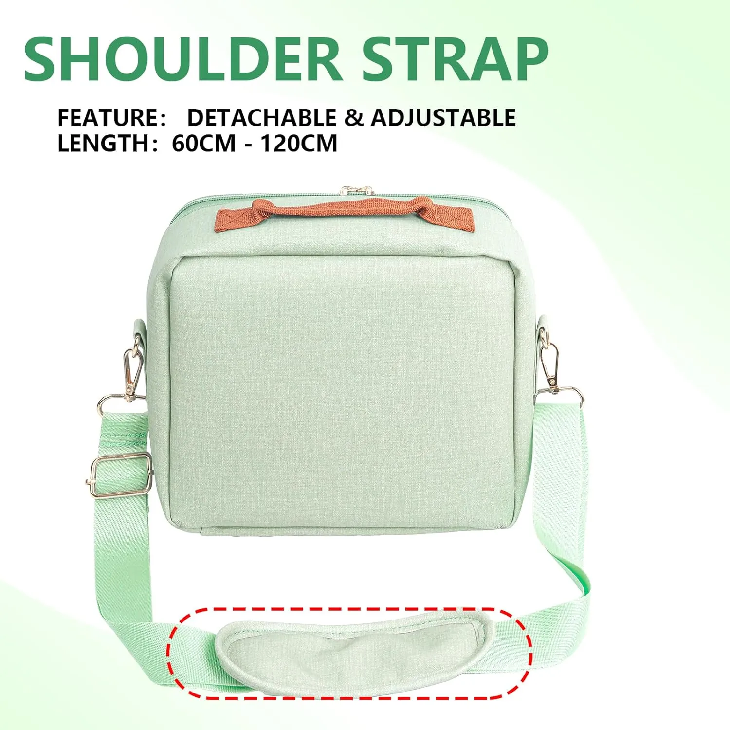 Carrying Protective Bag for Fujifilm Instax Mini 12/11/99/9/EVO/40/90/Link2/Liplay Camera Universal digital camera Case with Shoulder Strap Accessories Bundle(Green)