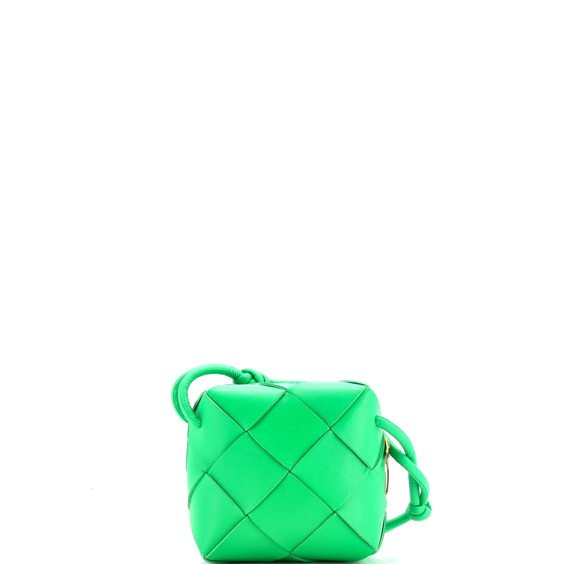 Cassette Camera Crossbody Bag Maxi Intrecciato Leather Mini