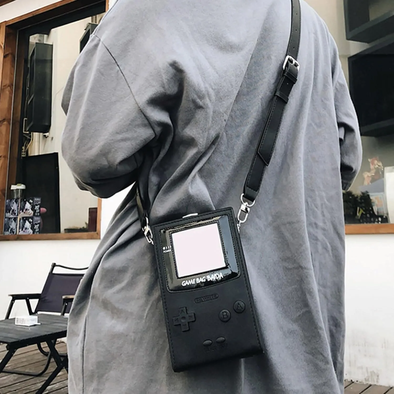 Casual Crossbody Bag PU Game Machine Style Small Messenger Bag Shoulder Bag Change Purse Travel Daypacks