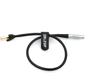 Cat5e Ethernet Cable to Teradek COLR 1B 10 Pin RJ45 Ethernet Cable for ARRI Alexa Mini/XT/SXT/Alexa Mini LF Cameras 45cm