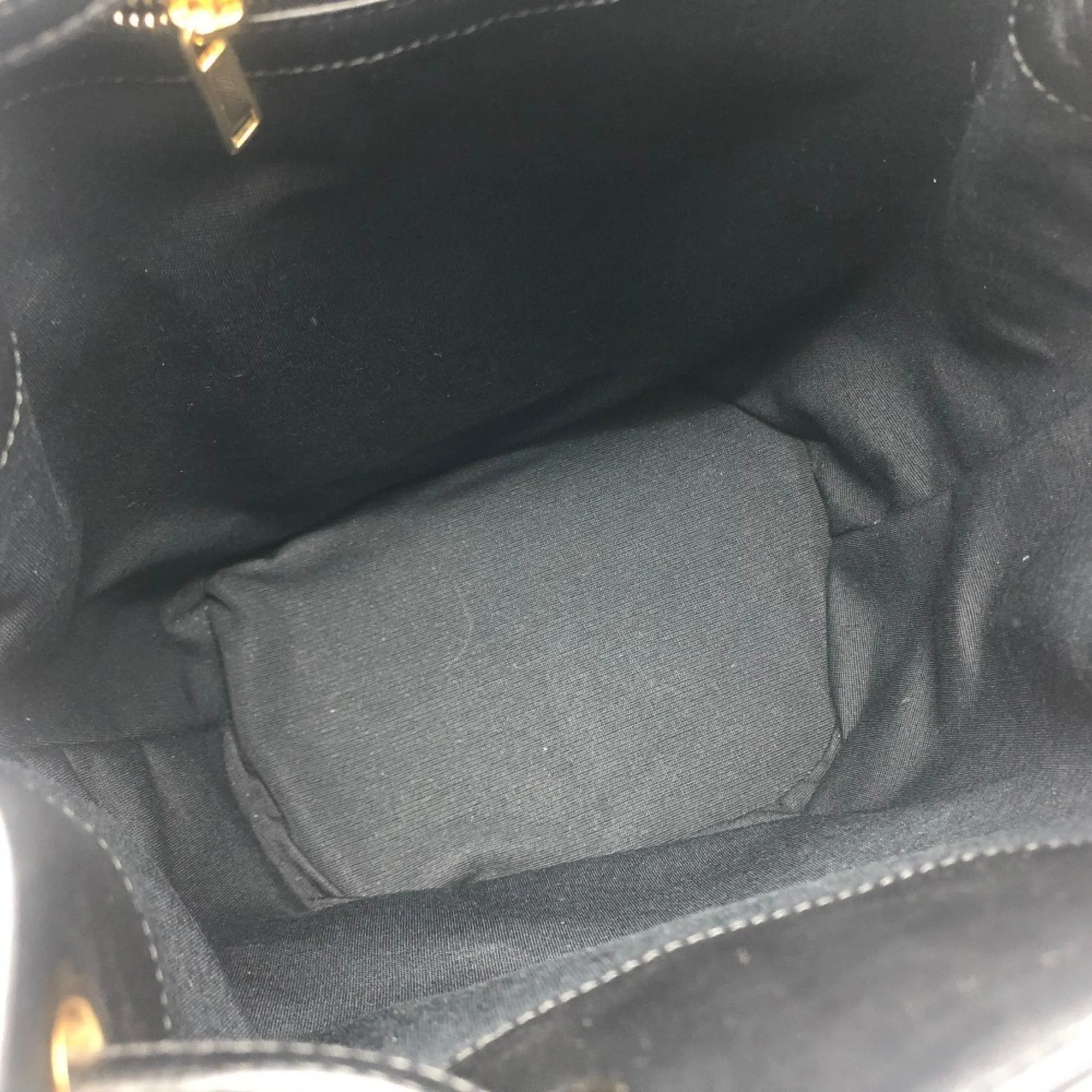 Celine Quilted Leather Bucket Backpack