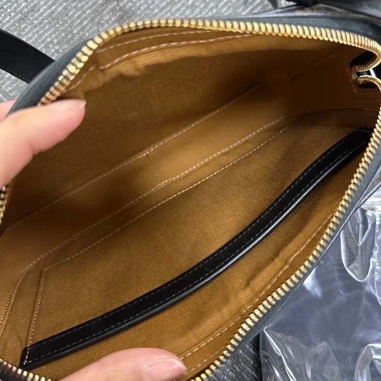 Celine Triomphe Brown Crossbody Bag