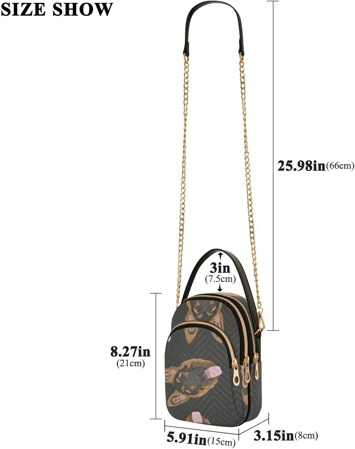 Cell Phone Purse Crossbody Handbag Durable Shoulder Bag Sturdy Travel Pouch
