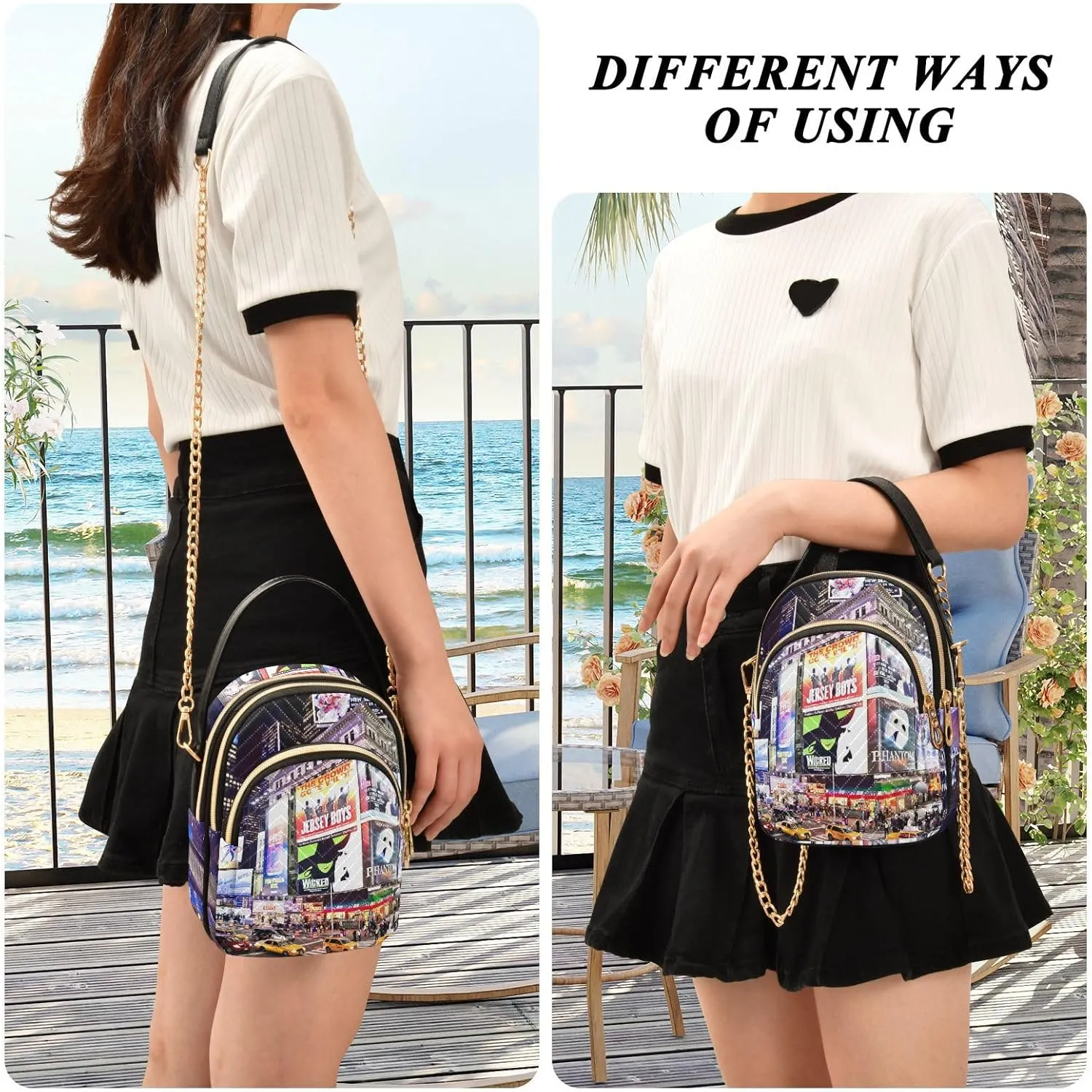 Cell Phone Purse Crossbody Handbag Durable Shoulder Bag Sturdy Travel Pouch
