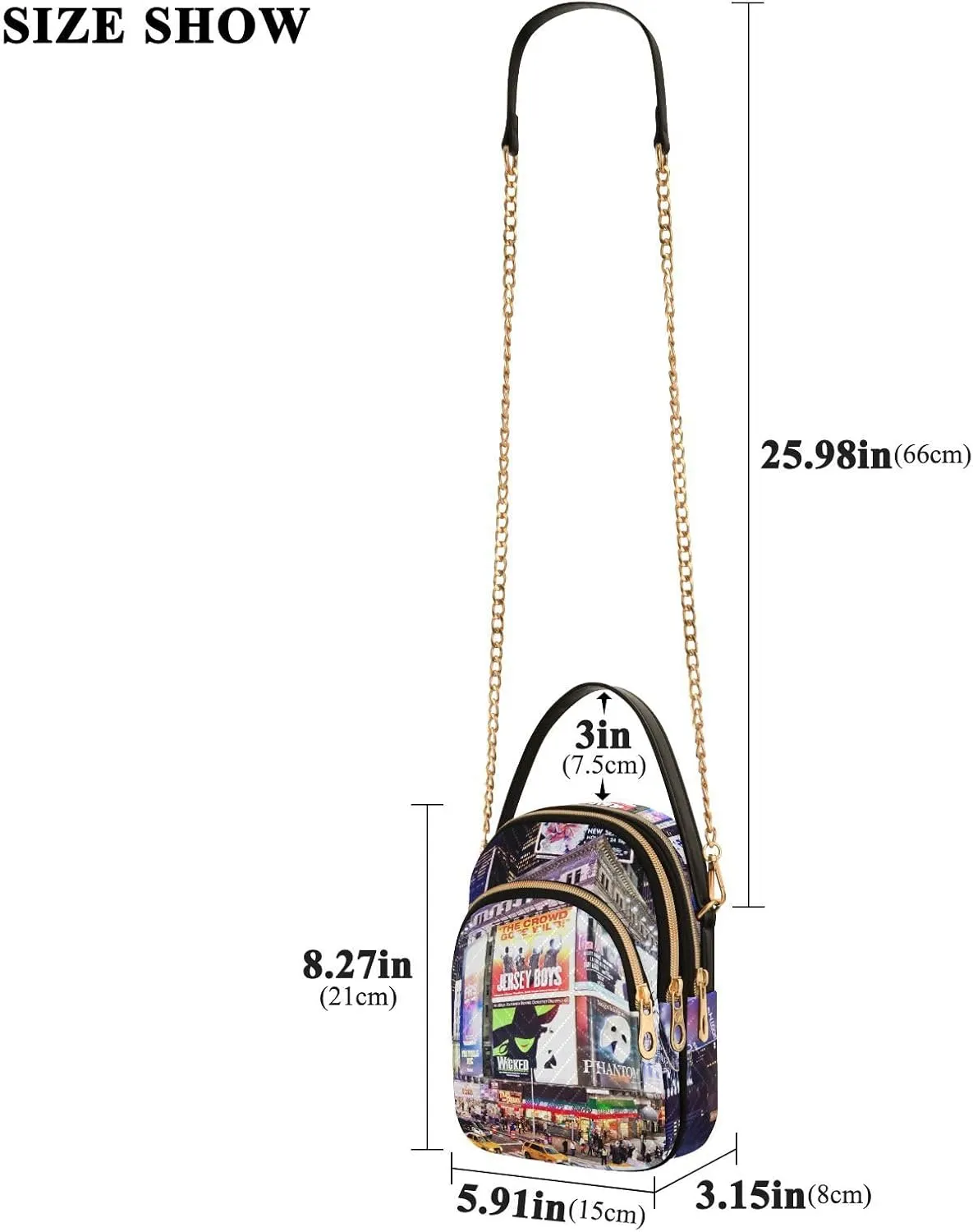 Cell Phone Purse Crossbody Handbag Durable Shoulder Bag Sturdy Travel Pouch