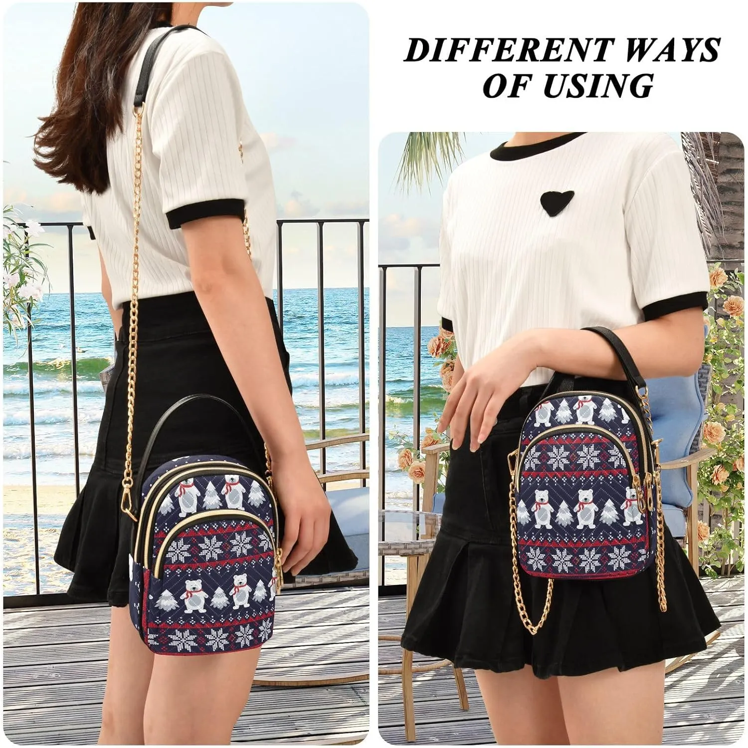 Cell Phone Purse Crossbody Handbag Durable Shoulder Bag