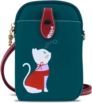 Cell Phone Purse,Small Crossbody Bag for Women,Cute Leather Handbag with Adjustable Strap for Travel Work Daily