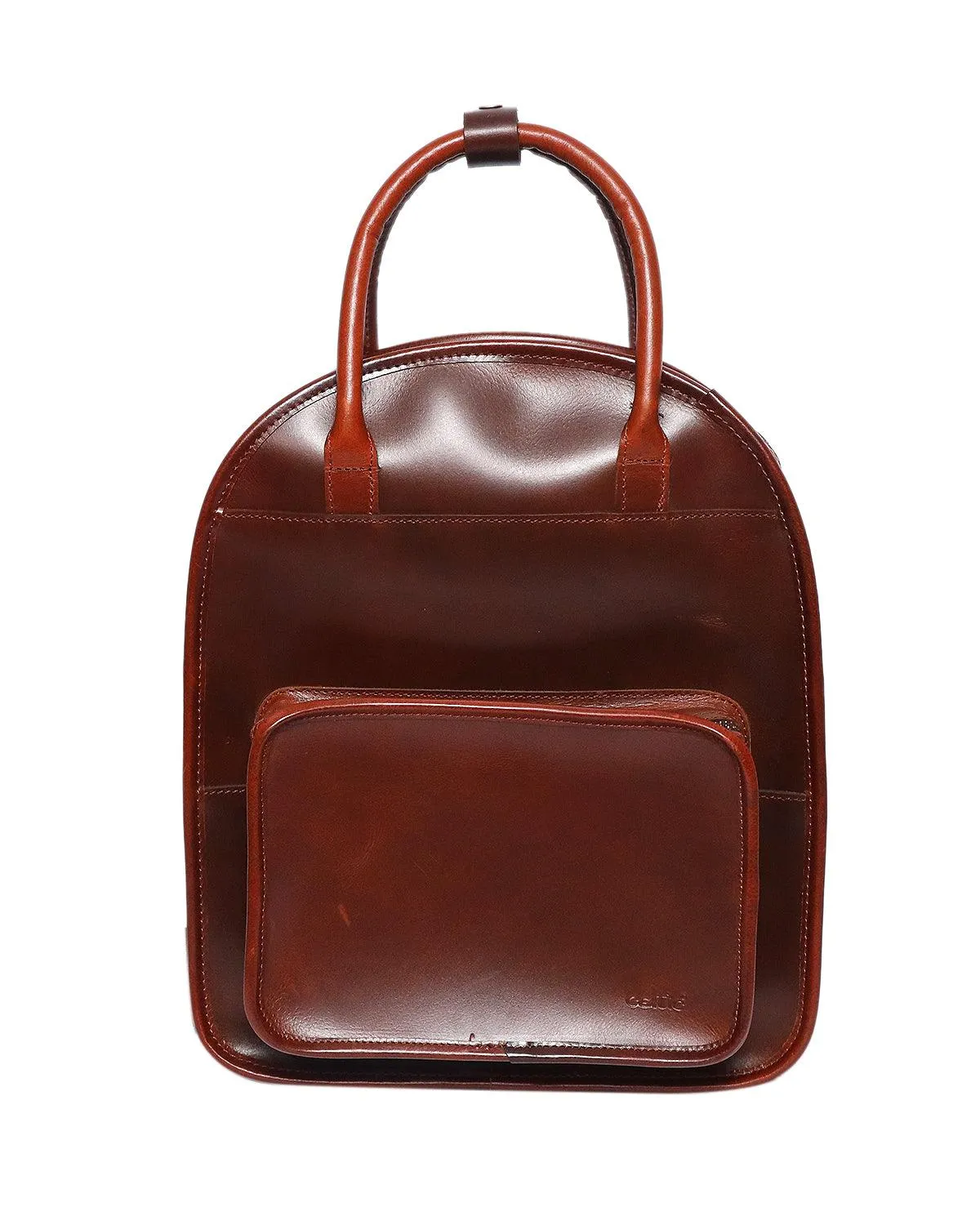 Celtic pure leather womens backpack bag for casual use | Handmade with glorious design,   Art: BG-1464
