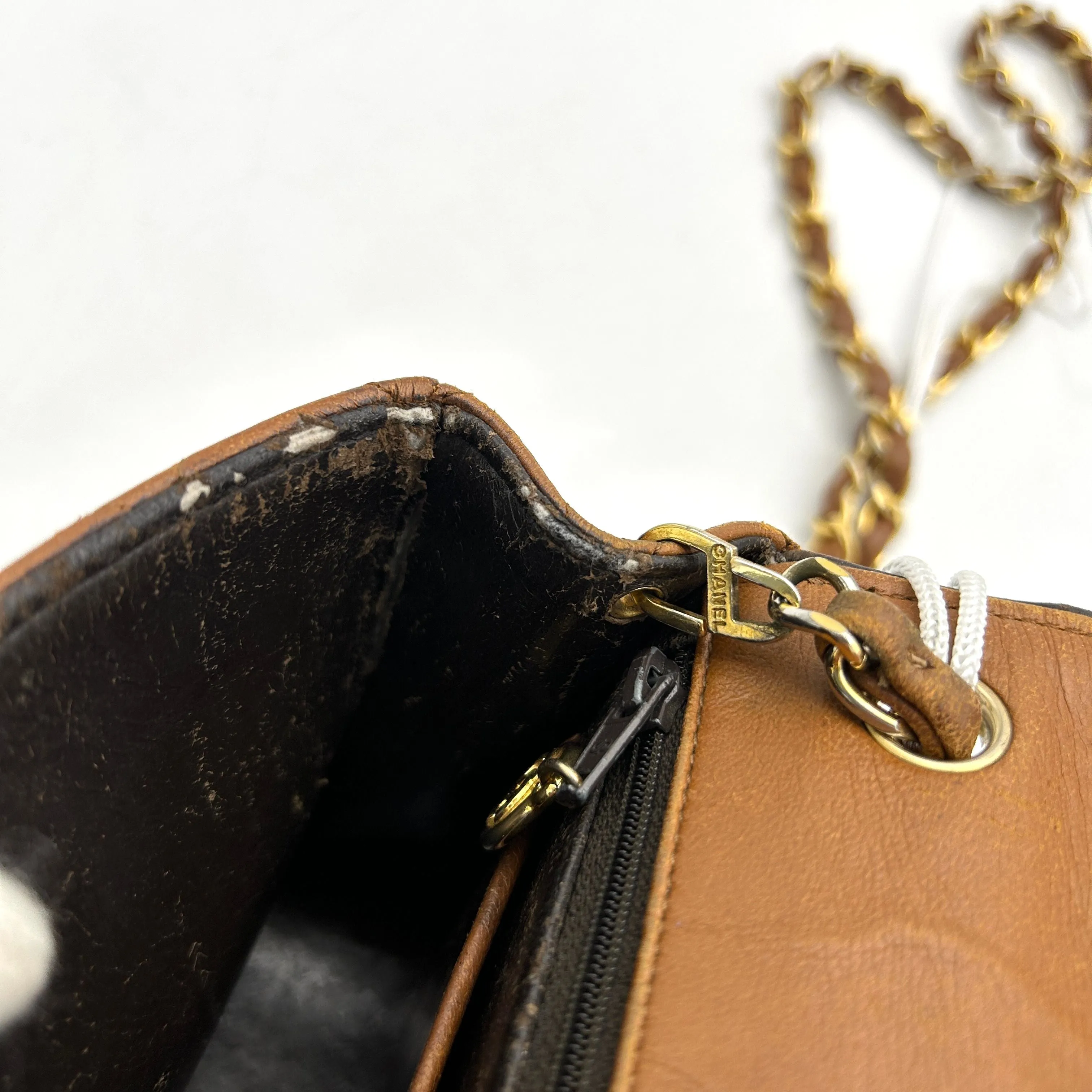 Chanel Classic Mini Square Flap Bag - Brown Crossbody Bags, Handbags LA4950