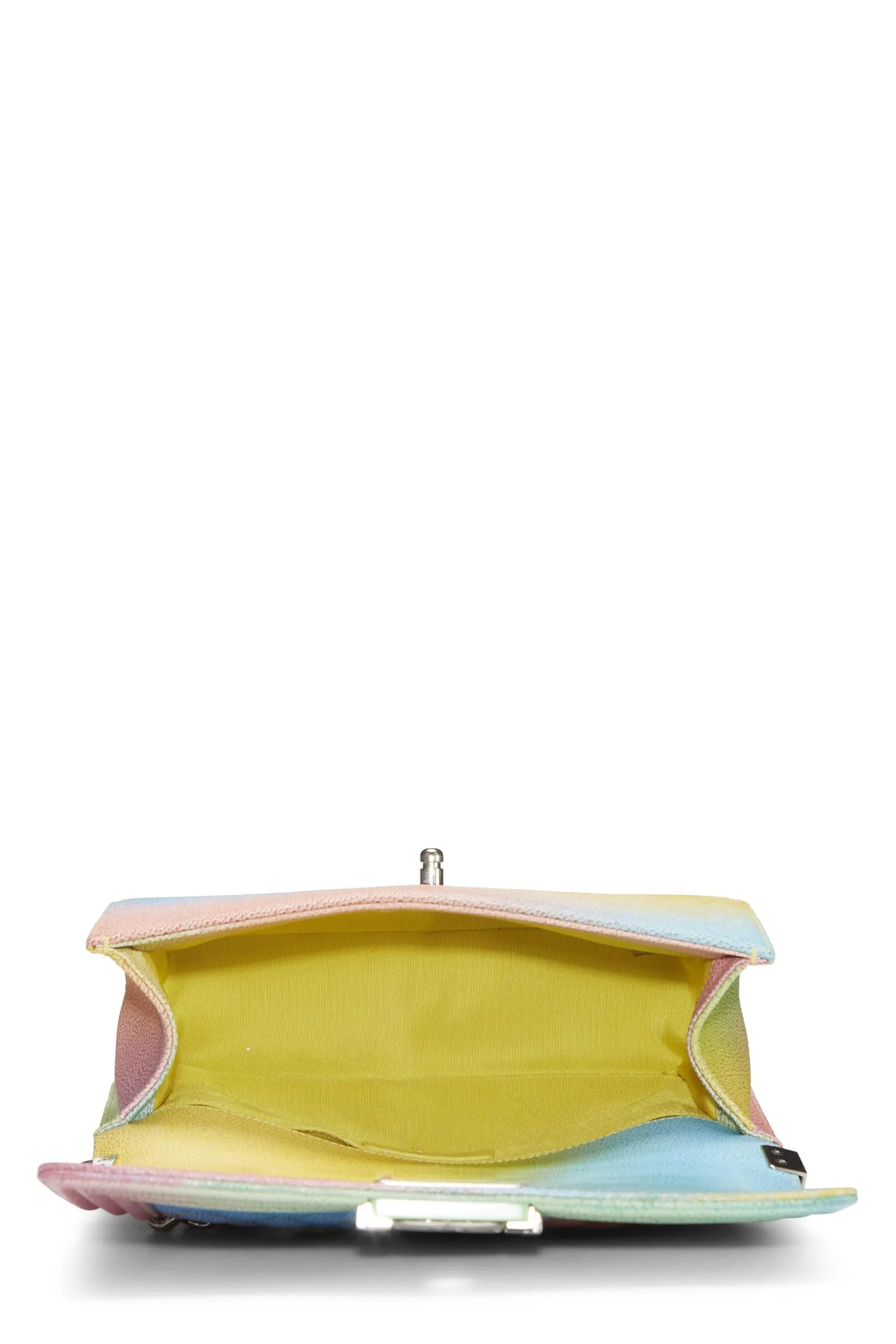 Chanel,  Rainbow Quilted Caviar Boy Bag Medium, Multi