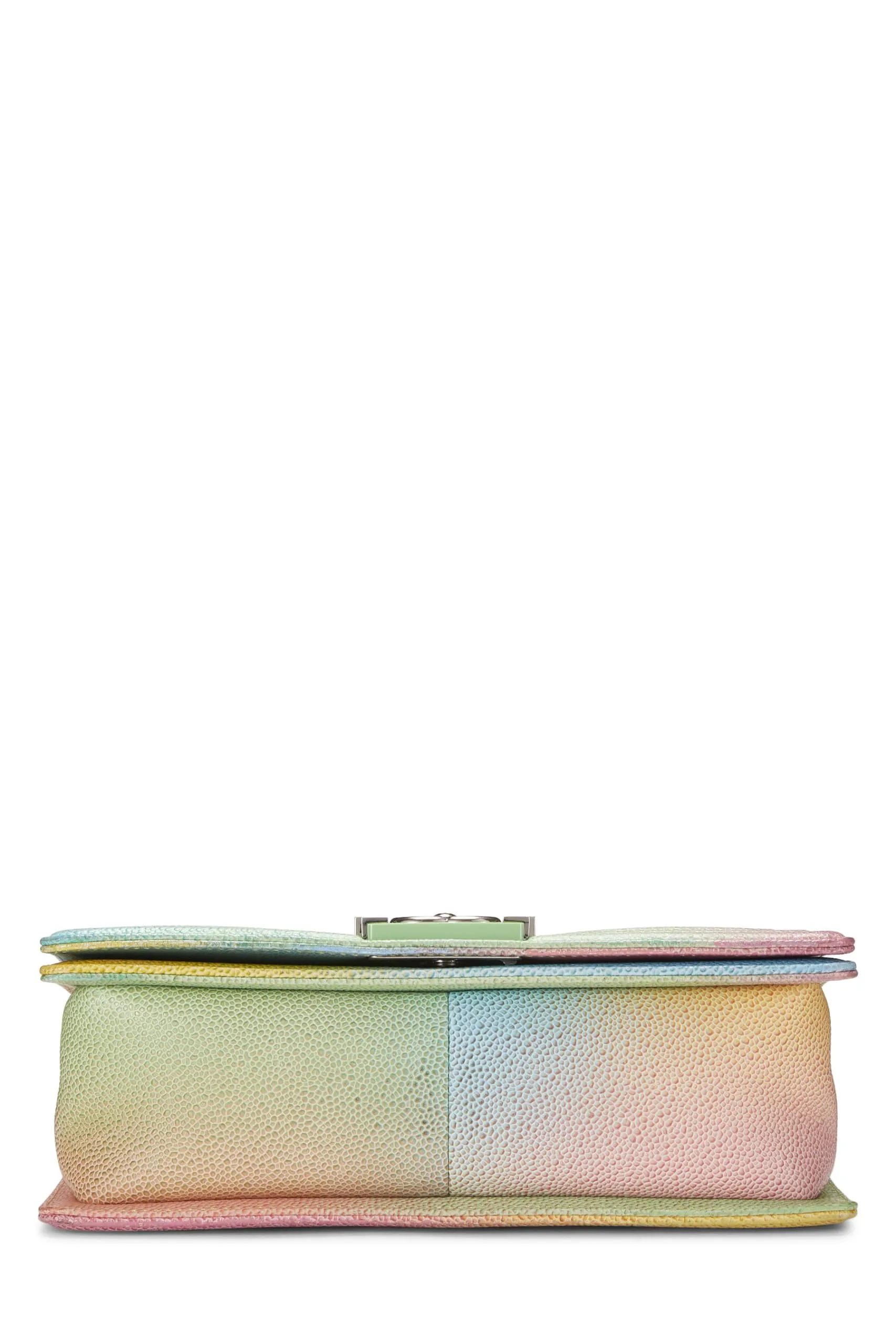 Chanel,  Rainbow Quilted Caviar Boy Bag Medium, Multi
