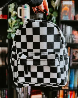 Checkered Mini Backpacks