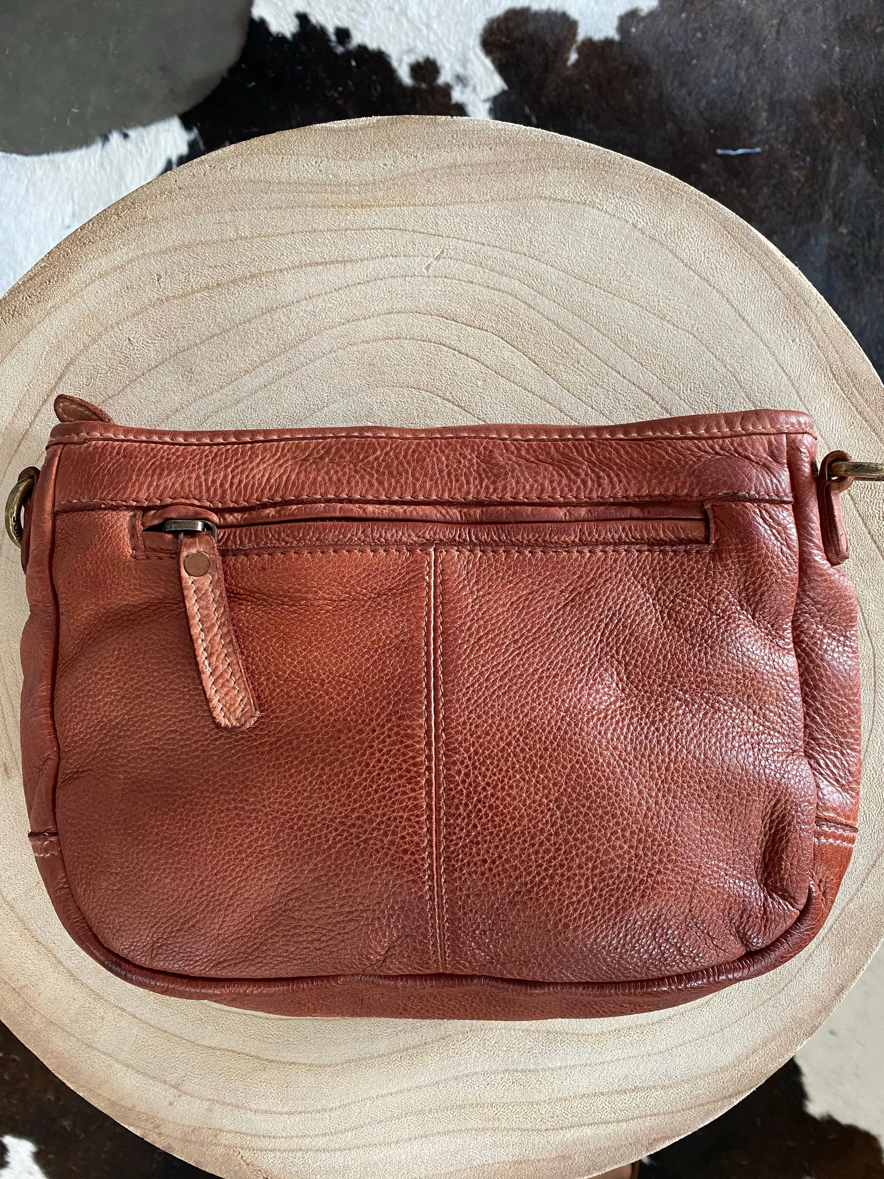 Chloè Crossover Bag // Cognac