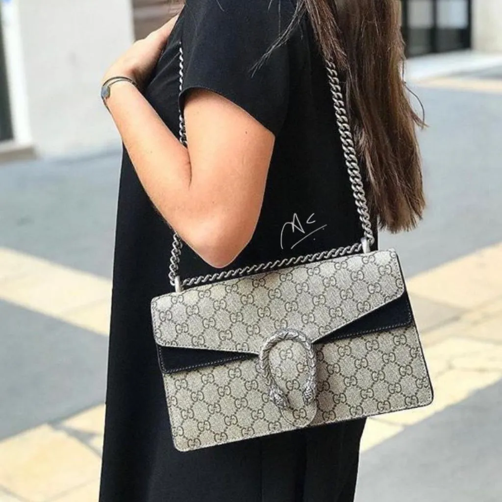 Classic Chain Strap Sling Handbag For Women