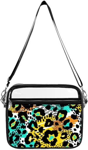 Clear Bag Stadium Approved, Women Clear Crossbody Purse Bag, Clear Stadium Bags for Sporting Events, Concerts