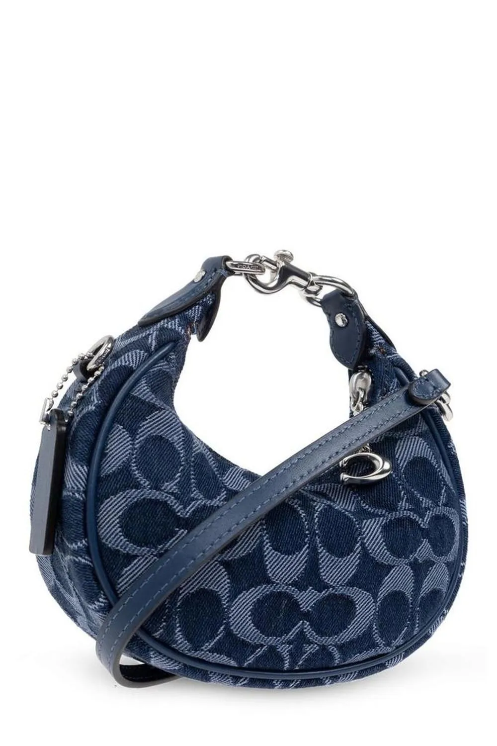 Coach Jonie Logo Printed Denim Crossbody Bag