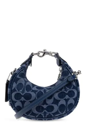 Coach Jonie Logo Printed Denim Crossbody Bag