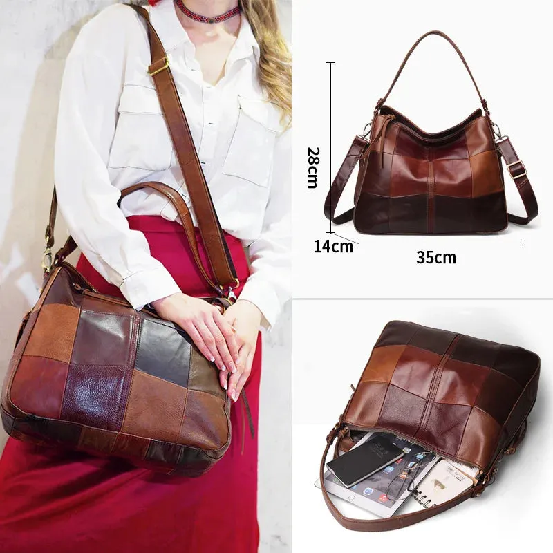 Cobbler Legend Women Bag Genuine Leather Ladies Bucket Shoulder Designer Band Large Crossbody For Female Retro Luxury Top-handle