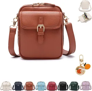 Collaboraten1 Crossbody Leather Bag, Vintage Urvashi Crossbody Leather Bag For Women
